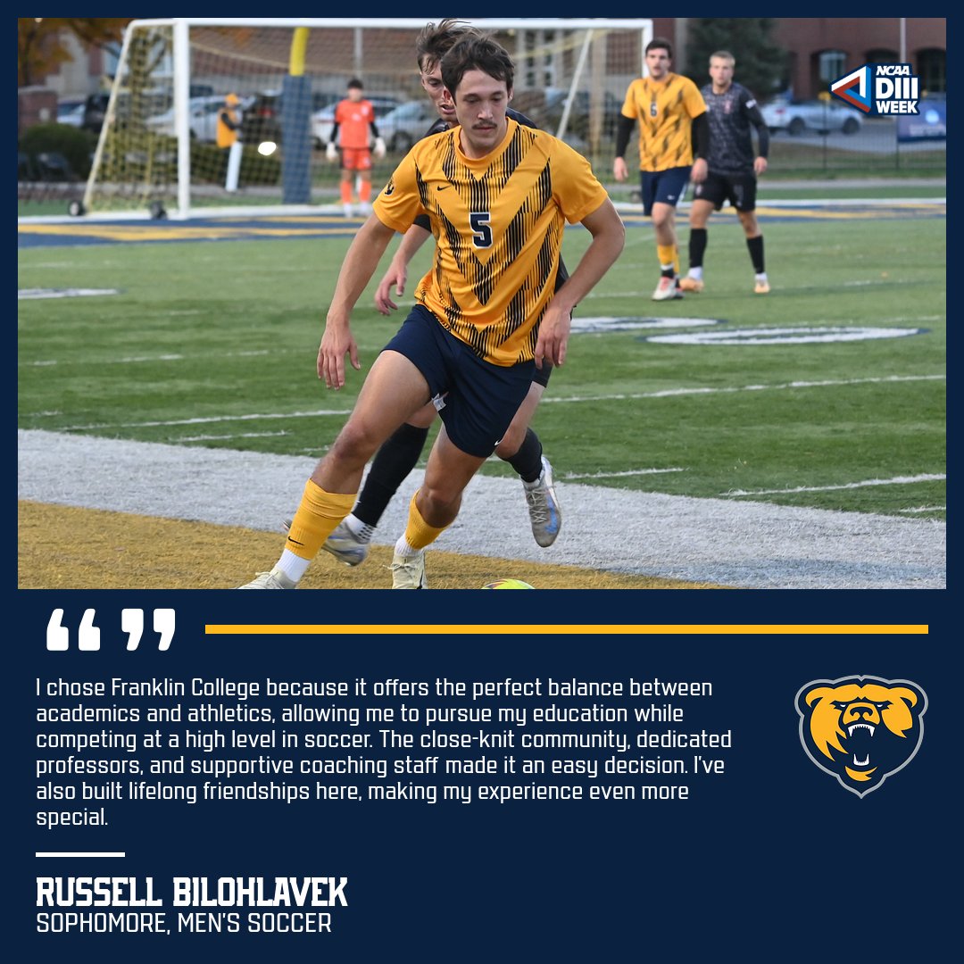 Franklin Grizzlies (@fcgrizathletics) on Twitter photo It's day 2 of #D3Week and today, we hear from members of <a href="/FCGrizWSoccer/">Franklin Women’s Soccer</a>, <a href="/FCGrizWTen/">Franklin College Women's Tennis</a>, <a href="/FCGrizXCTF/">Franklin Griz XC/TF</a> and @fcgrizmsoccer on #WhyD3 and Franklin College was the perfect fit for them. It's day 2 of #D3Week and today, we hear from members of <a href="/FCGrizWSoccer/">Franklin Women’s Soccer</a>, <a href="/FCGrizWTen/">Franklin College Women's Tennis</a>, <a href="/FCGrizXCTF/">Franklin Griz XC/TF</a> and @fcgrizmsoccer on #WhyD3 and Franklin College was the perfect fit for them.