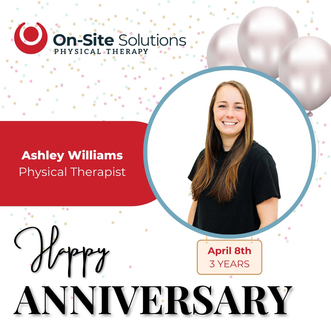 OnSitePT's tweet photo. Happy Workaversary to Ashley Williams! She's an amazing asset to our company and clients! Thank you!

Ashley's Bio -> https://t.co/R78BE14xmj https://t.co/pn9dUCetAu