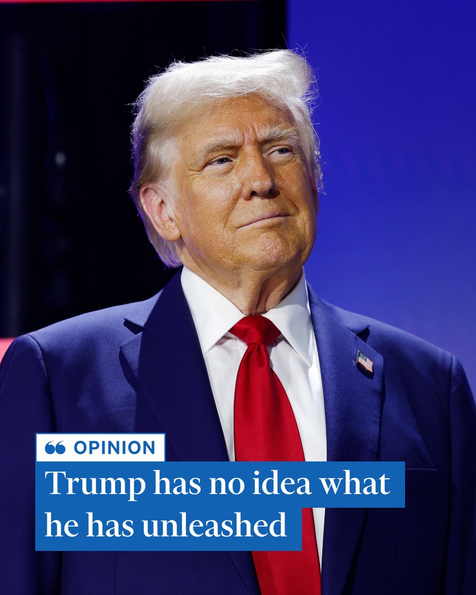 FT's tweet photo. Opinion: There is no school of foreign policy realism, or trade mercantilism, that could explain Trump’s actions. If you want to forecast the world, study his psychology. While Trump is in charge, stay short on America. https://t.co/VJxBJhXT2f https://t.co/sfiWwmvCgc