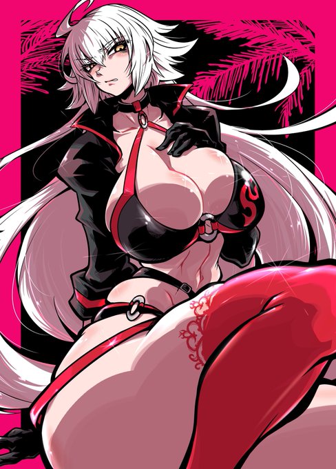 水着 #フォローしなくていいから俺の描いた邪ンヌを見てくれ