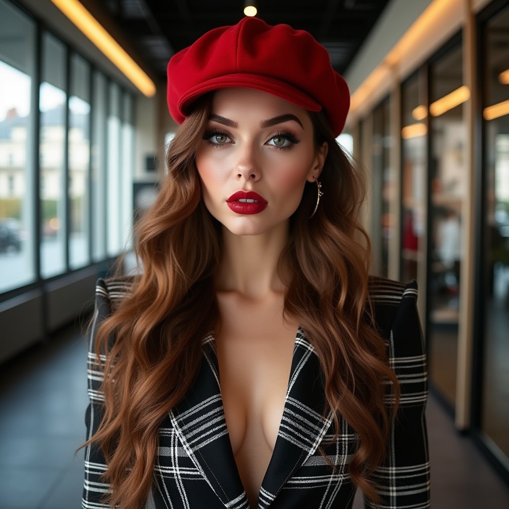 AIFashionChic's tweet photo. 🔍 Clarity is her signature.
Distraction is not in her interface.
#OfficeChic #FocusedStyle #CleanLines #CodeAndCouture https://t.co/Aajq0oxISw