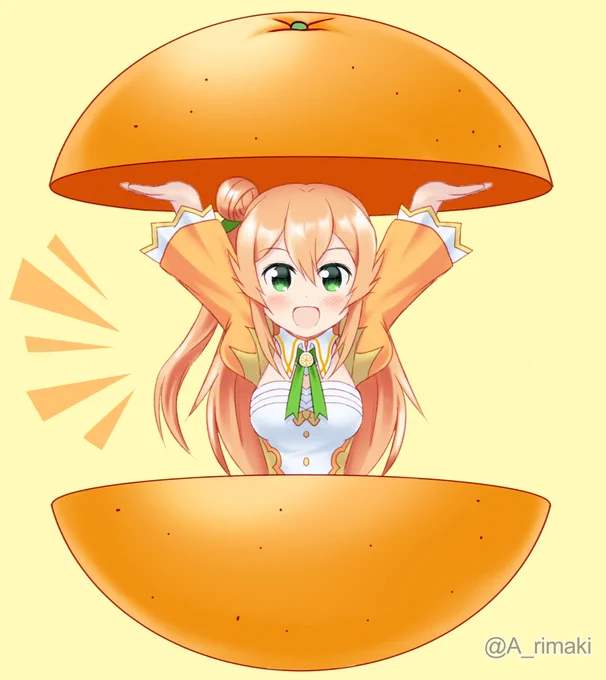 陽夏木ミカンさん!!#毎日自作絵を載せる  98日目#まちカドまぞく #machikadomazoku #再掲 