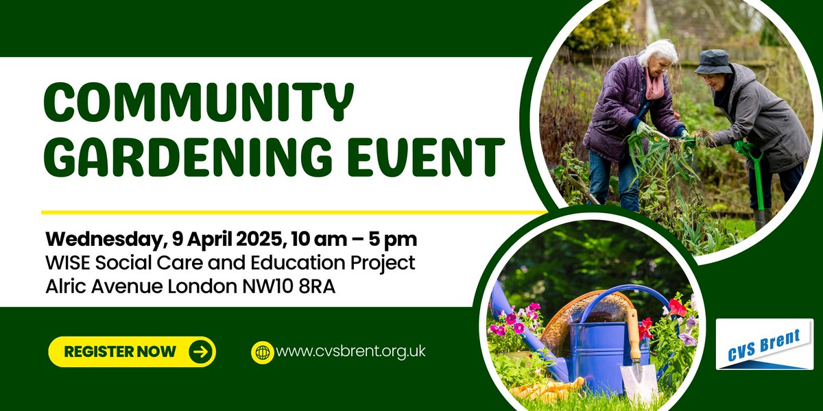🌿 Join WISE for a Therapeutic Gardening Project in Brent! 🌿

Supported by the West London Rheumatology Society, local Brent Charity WISE is excited to welcome Brent residents to its local gardening project! 🌱

#GardeningForHealth

eventbrite.co.uk/e/community-ga…