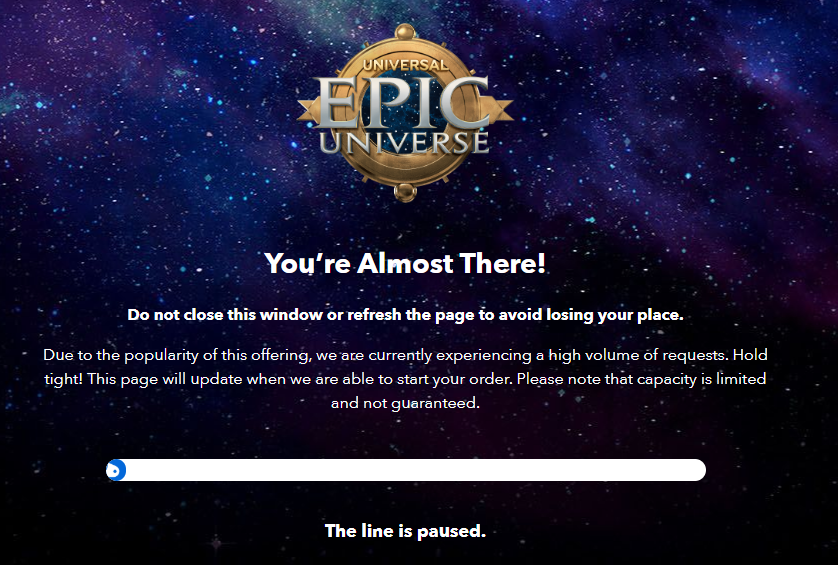 Park_Journey's tweet photo. Not me totally checking flights while this is paused ...
#EpicUniverse #APPreviews https://t.co/7E1CnPke3K