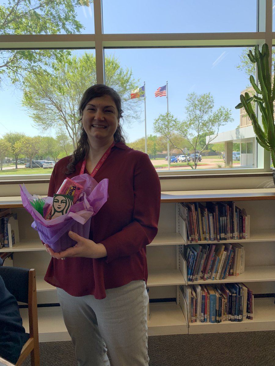 We celebrated our awesome Librarian yesterday! Thank you Mrs. Ross for all you do for our Cardwell students!