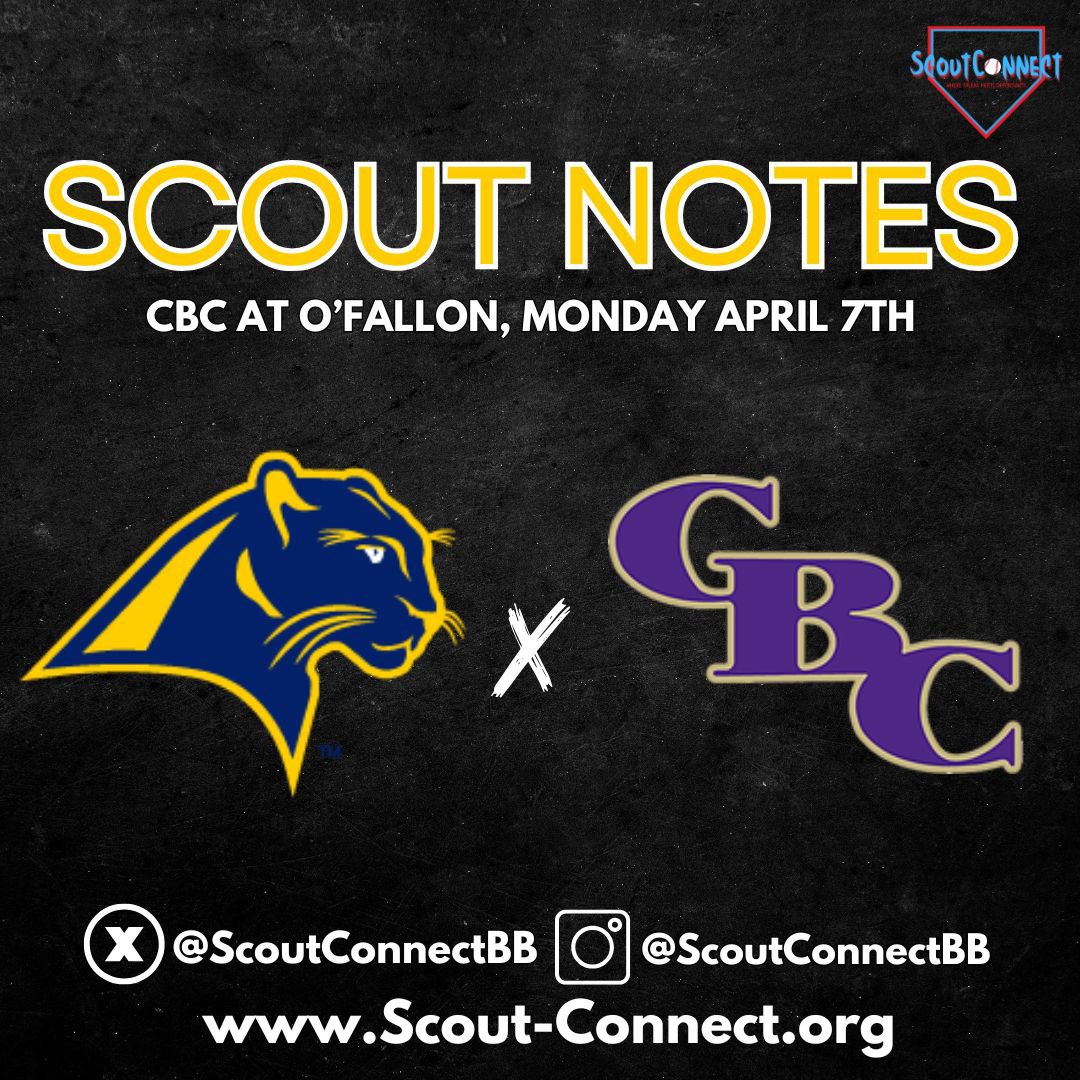 ScoutConnect (@scoutconnectbb) on Twitter photo ๐๐๐จ๐ฎ๐ญ ๐๐จ๐ญ๐๐ฌ: ๐๐๐ ๐๐ญ ๐โ๐
๐๐ฅ๐ฅ๐จ๐ง โ
+ Notes from a matchup between No. 3 <a href="/othsbaseball/">OTHS Baseball</a> and No. 5 <a href="/cbchsbaseball/">CBC HS Baseball</a> (MO) on Monday, April 7th.
+ Eight players, six of them uncommitted, highlighted here.๐
๐: tinyurl.com/3x454uer ๐๐๐จ๐ฎ๐ญ ๐๐จ๐ญ๐๐ฌ: ๐๐๐ ๐๐ญ ๐โ๐
๐๐ฅ๐ฅ๐จ๐ง โ
+ Notes from a matchup between No. 3 <a href="/othsbaseball/">OTHS Baseball</a> and No. 5 <a href="/cbchsbaseball/">CBC HS Baseball</a> (MO) on Monday, April 7th.
+ Eight players, six of them uncommitted, highlighted here.๐
๐: tinyurl.com/3x454uer