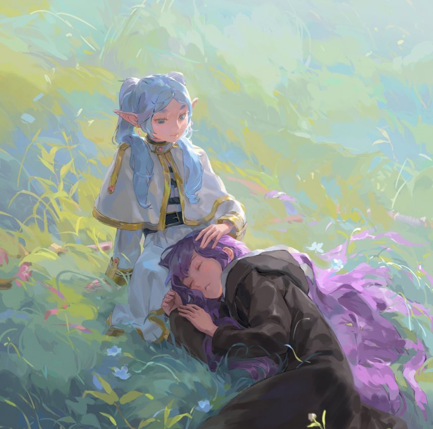 trunadraws's tweet image. heyyy #PortfolioDay ! i’m Anna, i paint girls in pretty colors ✨