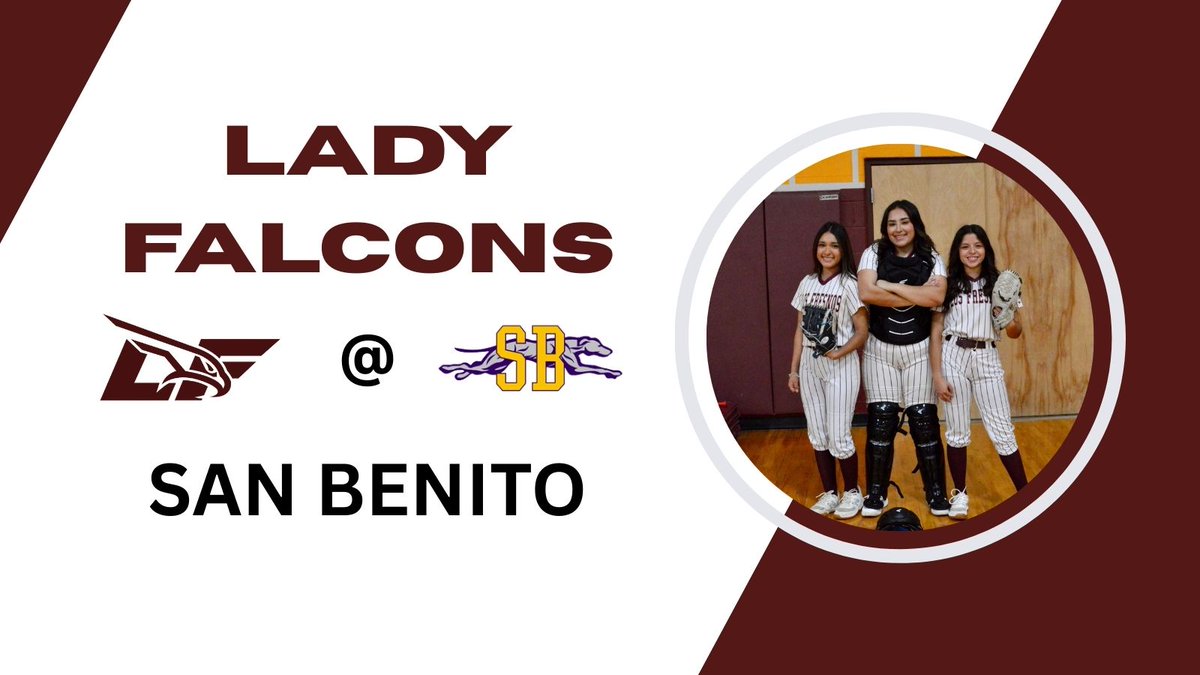 2nd round of District 32-6A starts for us tonight! Come out and SUPPORT the Lady Falcons! First pitch at 630!