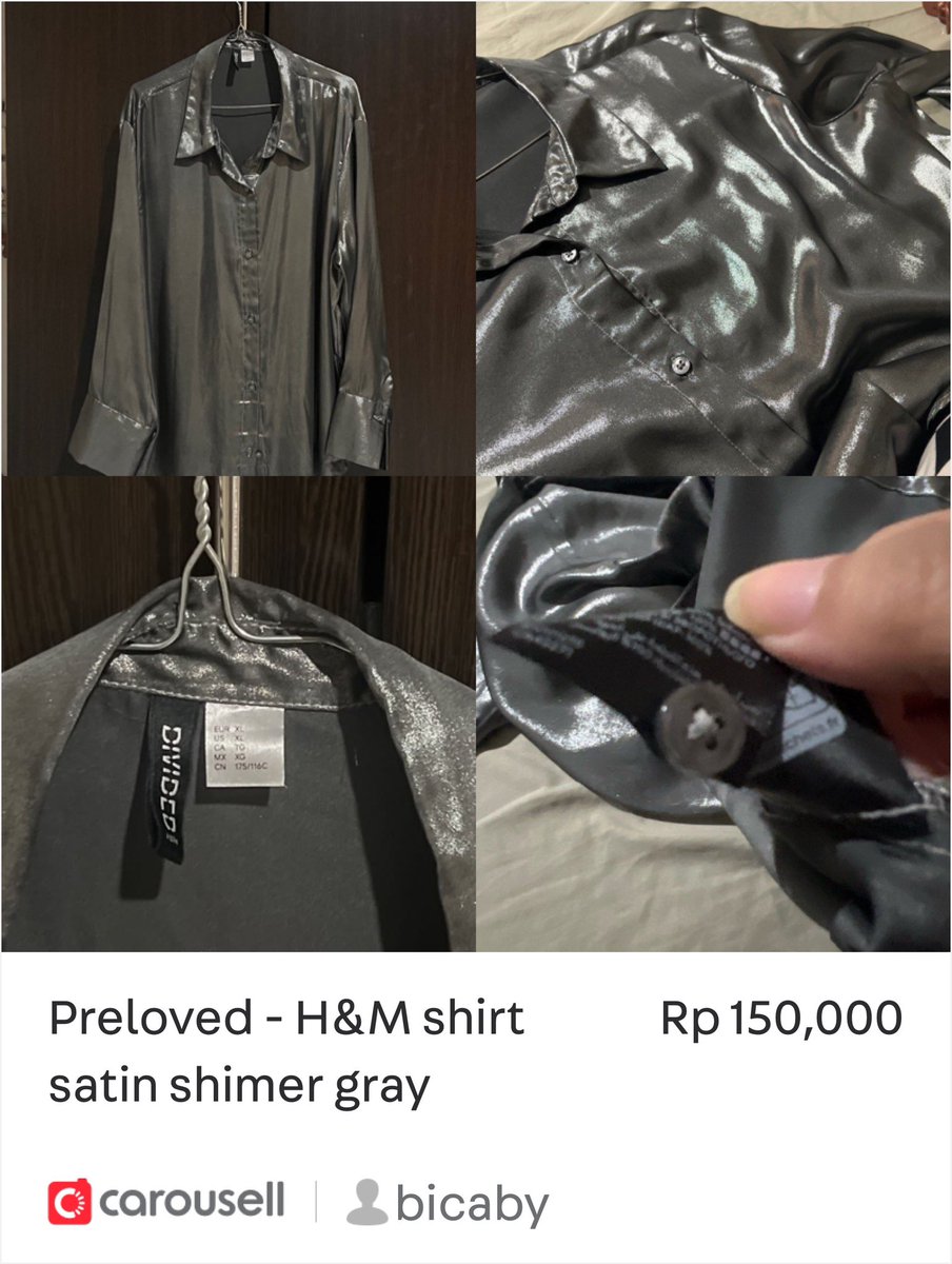 icha_lrst's tweet photo. Guysaa aku lagi preloved baju baju aku yang jarang aku pake yah

Check out bicaby listings on #Carousell: https://t.co/K5ReZGP9Ed https://t.co/TqvXZ71Bak