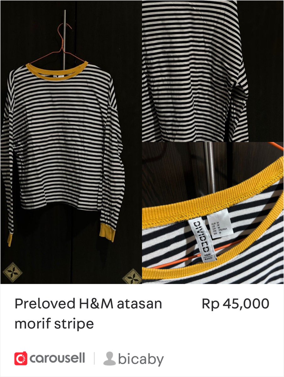 icha_lrst's tweet photo. Guysaa aku lagi preloved baju baju aku yang jarang aku pake yah

Check out bicaby listings on #Carousell: https://t.co/K5ReZGP9Ed https://t.co/TqvXZ71Bak
