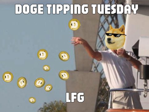 Dogetothemoon's tweet photo. 🤩🥳HAPPY TIPPING TUESDAY!🥰😇

Despite the market up &amp; down, I’m here to spread the DOGE LOVE🫶

Repost &amp; Comments 𝔻𝕆𝔾𝔼 𝕀ℕ 𝔸ℙℝ𝕀𝕃 to win 42 x Đ0.69 DOGE TIPPING 

LFG🚀🚀🚀 https://t.co/YkwfCRw7kC