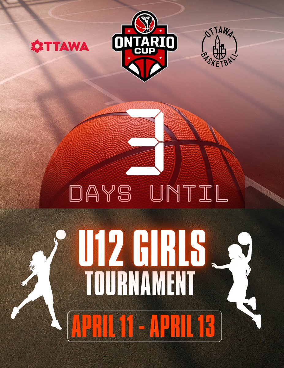 EOBAhoops's tweet photo. In 3 days time we’ll be welcoming dozens of teams to the nation’s capital for the U12 Girls Ontario Cup. Be sure to head out to a gym near you to take in some high quality hoops action and cheer on your local Eastern Ontario squads as they vie for OBA gold this weekend. https://t.co/dCVm2m3WEJ