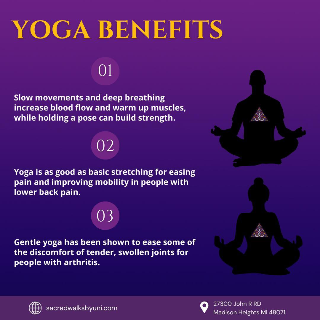 SacredWalkByUni's tweet photo. Yoga isn’t just movement—it’s a journey toward balance, strength and inner peace.✨ Whether you're a beginner or deep in your practice, yoga meets you where you are and transforms you from the inside out🧘‍♀️
Start your journey today with us. Your mind, body, and soul will thank you https://t.co/R8T65Mbjpi