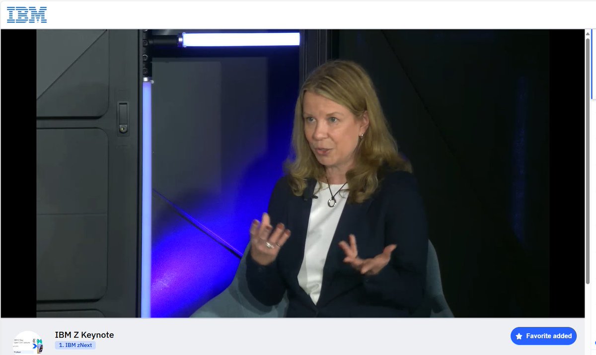 SRMcFall's tweet photo. LIVE FROM IBM Z DAY

Julie Trevisan speaking with Tina Tarquinio at the #IBMZDay about the critical role of System Z at BMO and their programs bringing new people to mainframe and growing the ecosystem of young mainframe professionals.
 
#IBMChampion #Mainframeskills #NewToZ https://t.co/Pf1UOaQXel