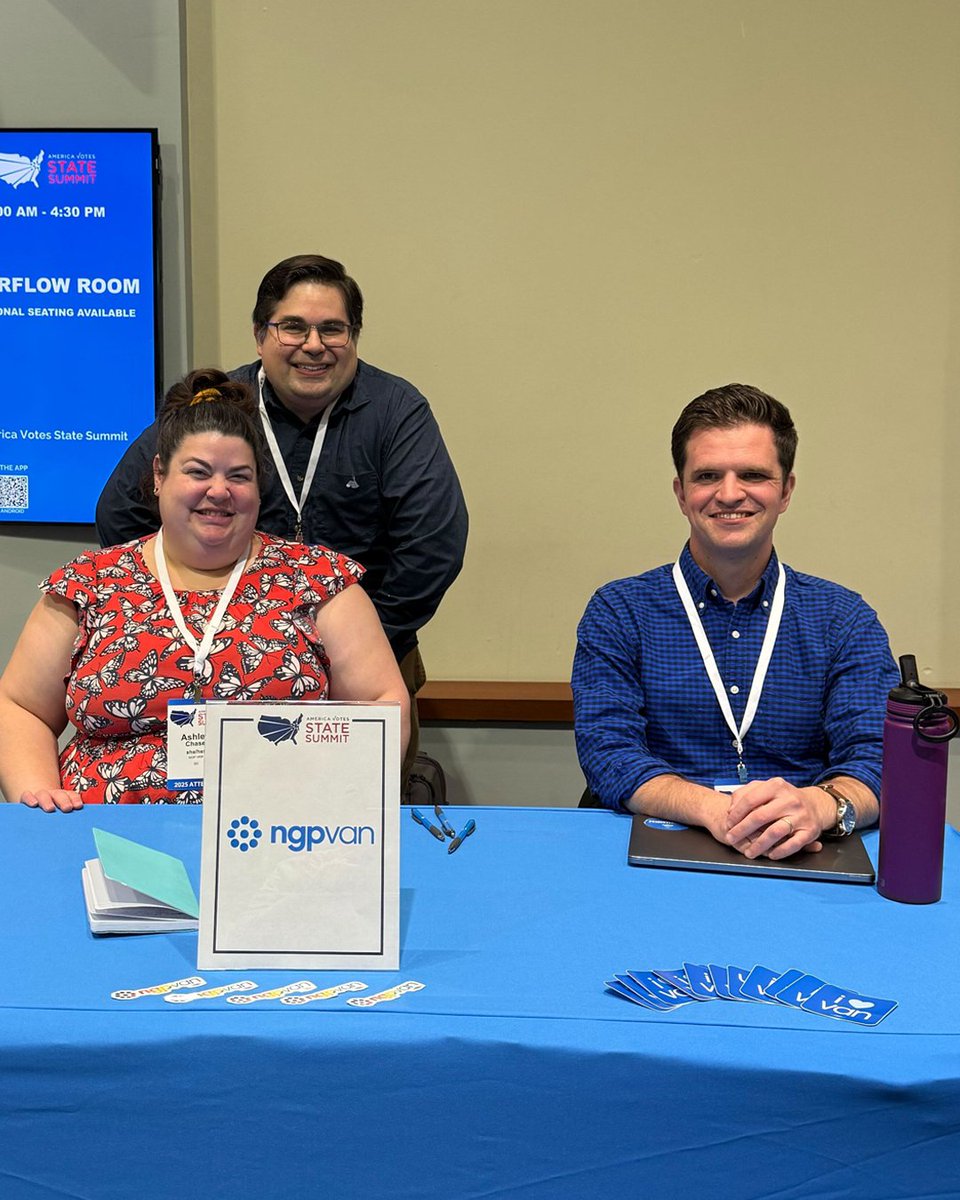 NGPVAN's tweet photo. #AVSummit25 β here we go! Big props to @AmericaVotes for uniting some of the best minds leading our movement year after year. Letβs get to work! https://t.co/YwrjlQczx3
