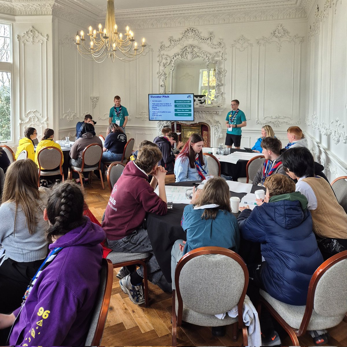 stubennett04's tweet photo. What an incredible @scouts UK Youth Forum on Saturday @EdinburghZoo with young people from across @ScoutsScotland &amp; NE England speaking up &amp; sparking change. The energy &amp; discussions were brilliant, plus a quick visit to see the penguins! 🐧 https://t.co/MIImnvjui7