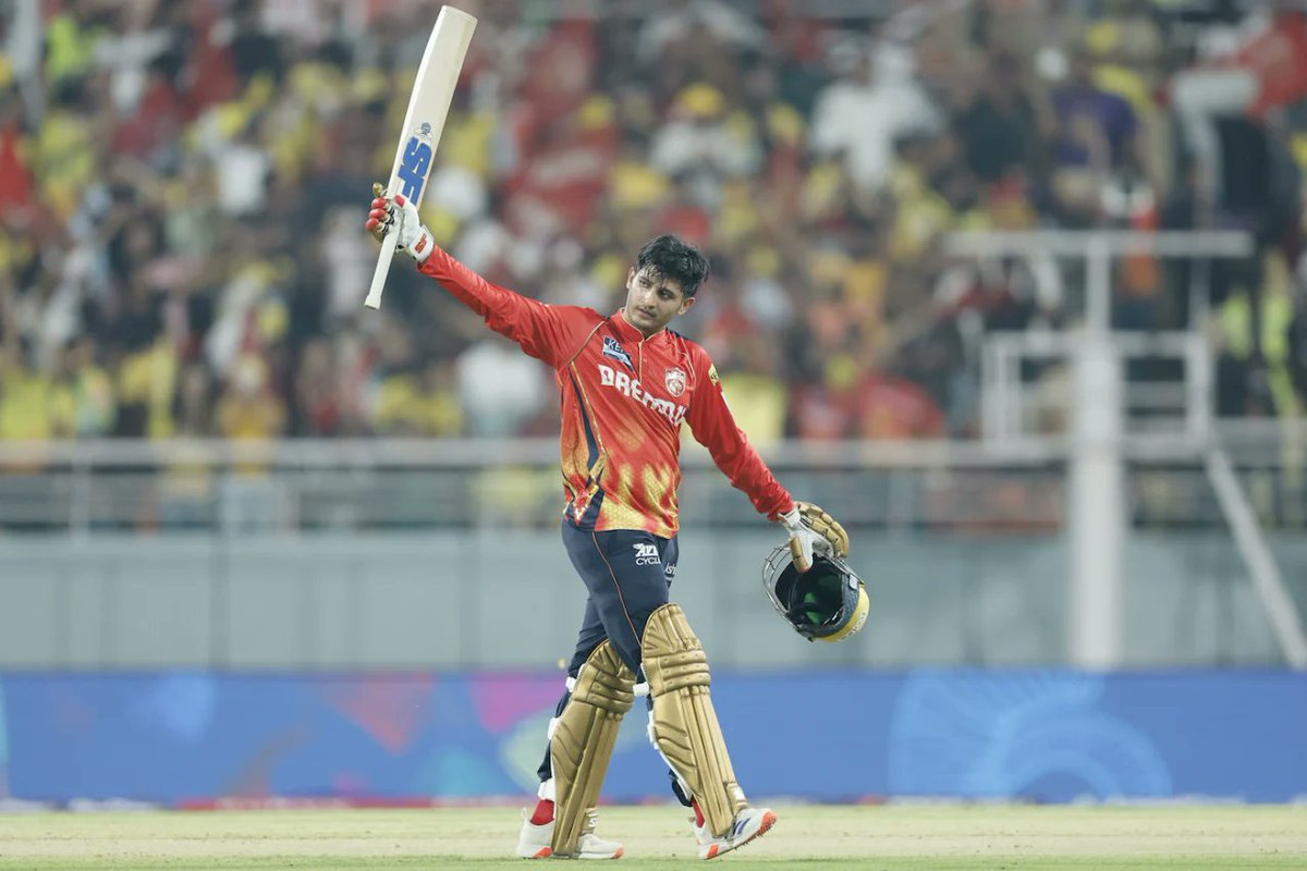 PRIYANSH ARYA took 39 deliveries to score the century. Second-fastest century for Punjab Kings.

Became only the third <a href="/PunjabKingsIPL/">Punjab Kings</a> batter to score a century against CSK.

Also, he is the third-youngest batter to score a century for PBKS.

#priyansharya #PBKSvCSK #IPL2025