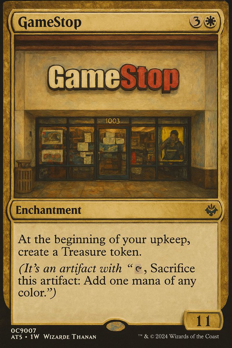 MagicMemeCards's tweet photo. GameStop is more of a #crypto than a stock

#StockMarket #Solana #magicmemes https://t.co/wdxmQCRJyt