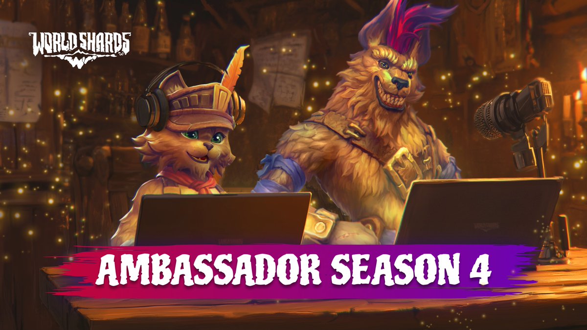 🚀 WorldShards Ambassadors, Season 4 is here! 🚀

Same prizes. Same rules. New features &amp; new energy! 💥
Trial codes changed, Surprise Box links added — time to shine!

Full info in Discord → worldshards.net/twdiscord