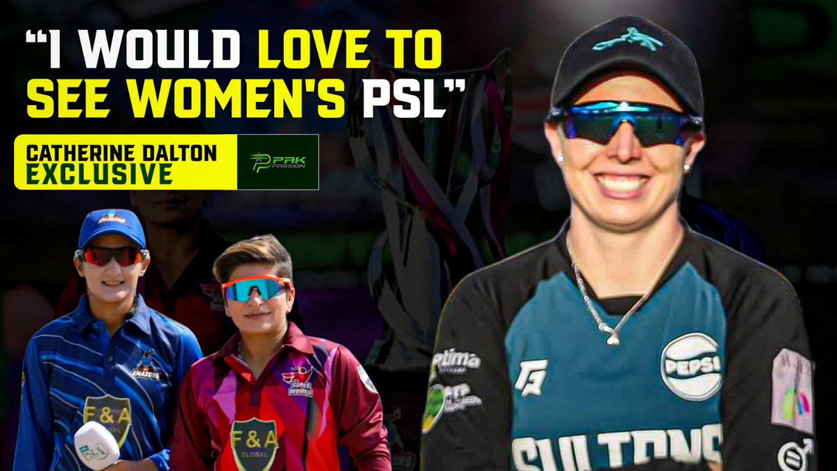 🎙 <a href="/cathdalton57/">Catherine Dalton</a>  opens up to <a href="/SajSadiqCricket/">Saj Sadiq</a> on Multan Sultans’ PSL heartbreak, coaching Pakistan’s pace stars, and her push for a Women’s PSL! 🏏💥 Don’t miss this game-changing chat! 🚨

🎥 Watch now 👉 youtu.be/I7wLnRdDHjQ