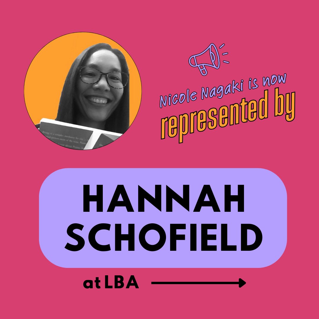 Nicole Nagaki (Author) (@nicole_nagaki) on Twitter photo Thrilled to now be rep’d by <a href="/hannschofield/">Hannah Schofield</a> at <a href="/LBA_agency/">LBA Literary Agency</a>! She blew me away with her vision, savvy, and enthusiasm for my romcom BIG SPITE ENERGY — a sporty, millennial workplace spin on John Tucker Must Die. Thrilled to now be rep’d by <a href="/hannschofield/">Hannah Schofield</a> at <a href="/LBA_agency/">LBA Literary Agency</a>! She blew me away with her vision, savvy, and enthusiasm for my romcom BIG SPITE ENERGY — a sporty, millennial workplace spin on John Tucker Must Die.