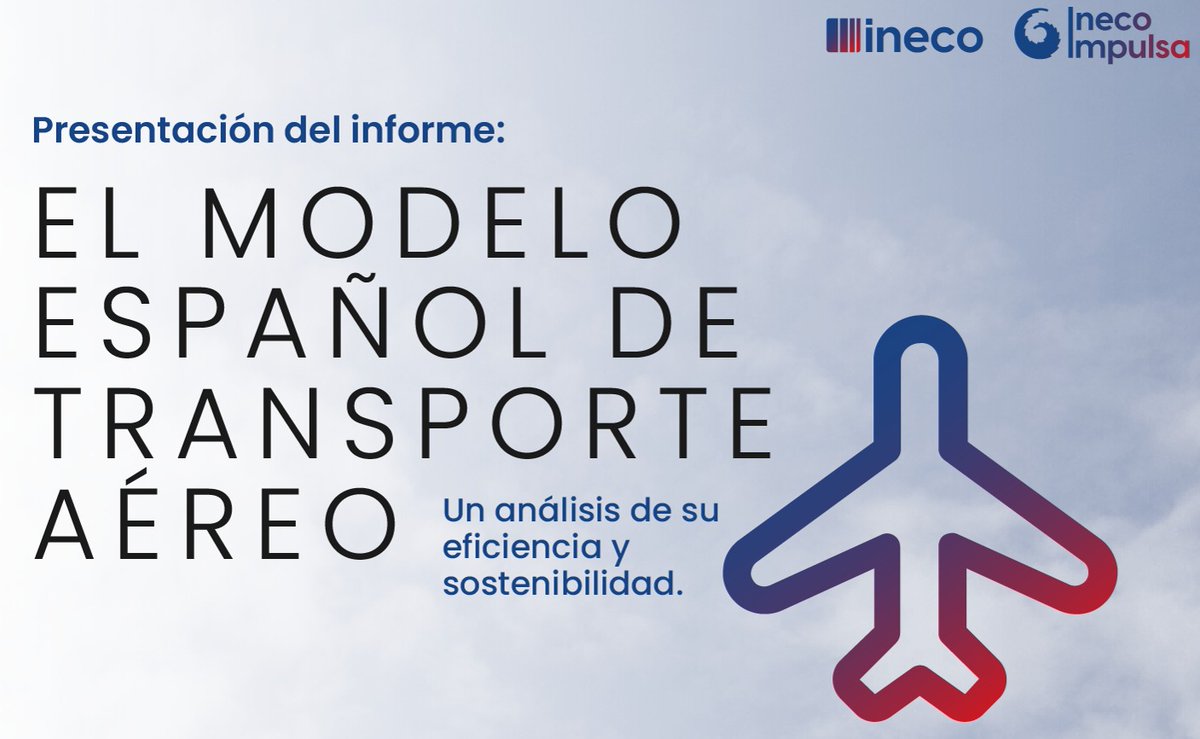 Asistimos a la presentación del Informe 'El modelo español de transporte aéreo. Un análisis de su eficiencia y sostenibilidad' de <a href="/Ineco_es/">Ineco</a>.

Su presidente, <a href="/svtorron/">Sergio Vázquez</a>, inaugura la jornada: "el sector aéreo juega un papel clave en nuestro país".