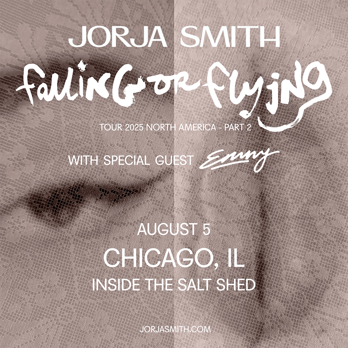 JamUSA's tweet photo. Just Announced: Soulful British singer-songwriter @JorjaSmith is headed to @saltshedchicago on August 5 w/ special guest @ennyintegrity! She will be performing songs from her latest album Falling or Flying plus other fan favorites. On Sale Friday at 10am: https://t.co/qWTCFd9dKt https://t.co/rodqYdYmhG