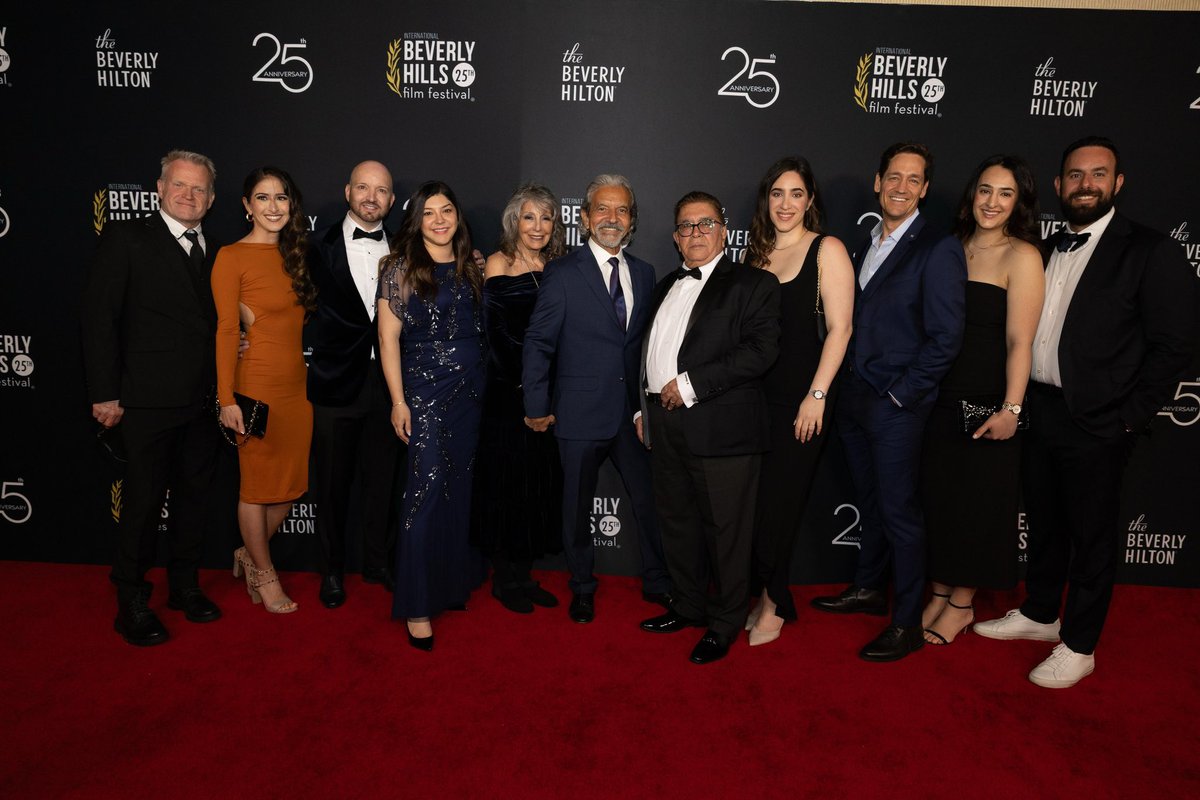 With the LEGEND HAS IT team at the Closing Night BeverlyHillsFilmFestival where <a href="/RobTheWeston/">Rob Weston</a>, Cory Brusseau, Sam Baldoni won the Best Producer award! Much respect to them, and ExecProducer Esfandiar Ghodrati, for believing that movies like this can and should still get made!