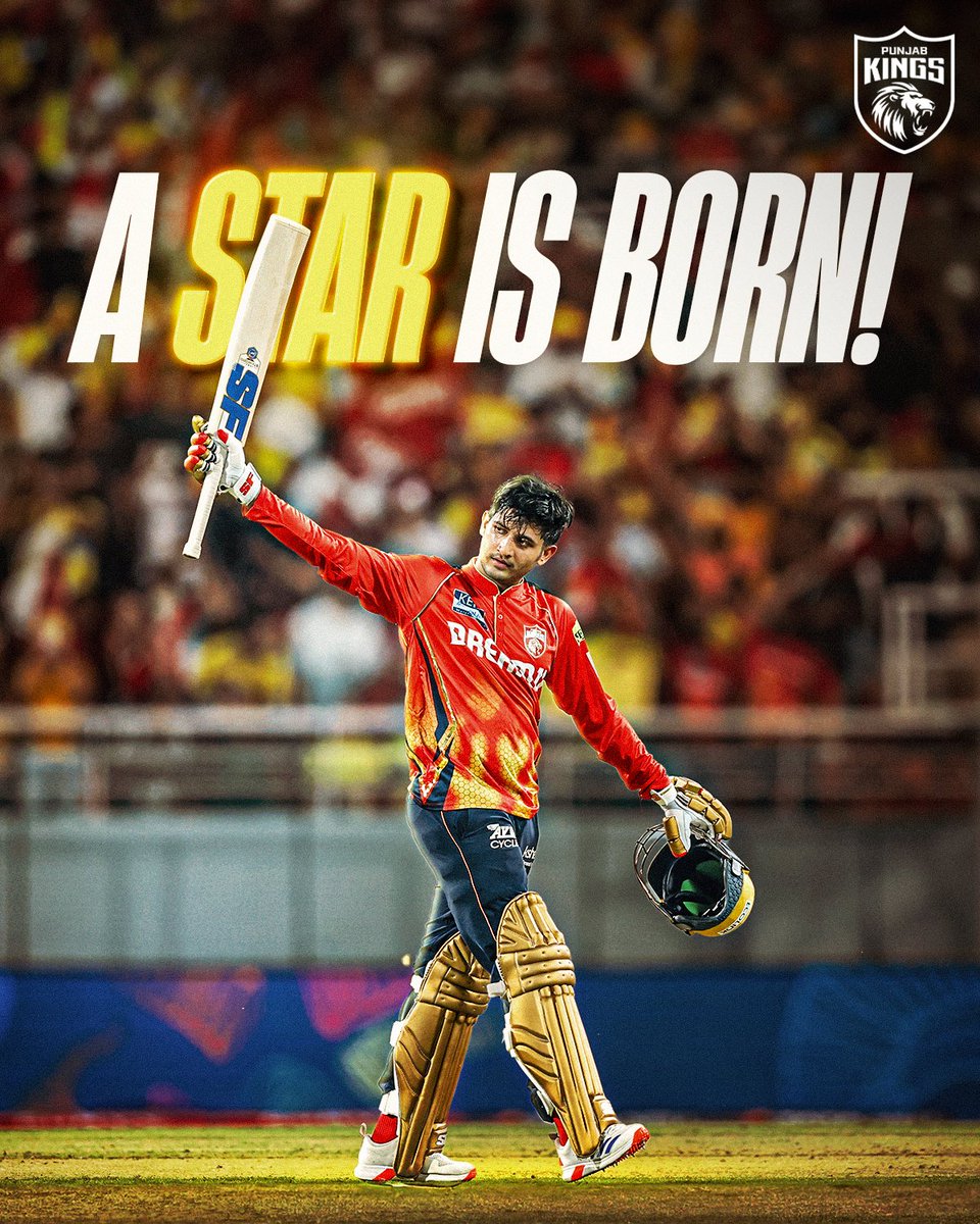 PunjabKingsIPL's tweet photo. 𝐅𝐀𝐒𝐓𝐄𝐒𝐓 𝐇𝐔𝐍𝐃𝐑𝐄𝐃 𝐁𝐘 𝐀𝐍 𝐔𝐍𝐂𝐀𝐏𝐏𝐄𝐃 𝐈𝐍𝐃𝐈𝐀𝐍 𝐏𝐋𝐀𝐘𝐄𝐑 𝐈𝐍 𝐈𝐏𝐋 𝐇𝐈𝐒𝐓𝐎𝐑𝐘! 🚨

Priyansh Arya, take a bow! 🙇🏻‍ https://t.co/n55bH38a9m