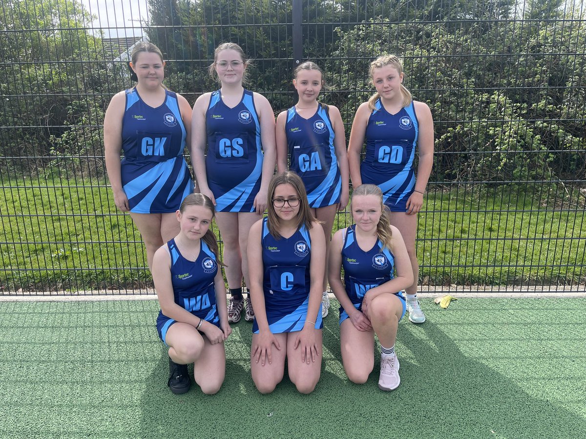 🌟 County Netball Runners Up 🌟 

Our Y8 beat every school in the tournament💪🏻

5-1 Maesteg 
7-2 Bryntirion
9-0 CCYD
2-1 Brynteg 
4-3 Pencoed

They made it to the 1st and 2nd place play off and narrowly lost 5-3 to Brynteg who they’d beat in the earlier rounds🤝

Forever proud🩵