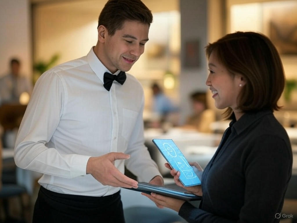 munchemapp's tweet photo. In today’s fast-paced, tech-savvy world, restaurants need to stay ahead of the curve to remain competitive. One of the most innovative tools transforming the restaurant industry is Artificial Intelligence (AI) chatbots.

To know more click here: https://t.co/tuw0ANKqfP https://t.co/oxOZuAetRb