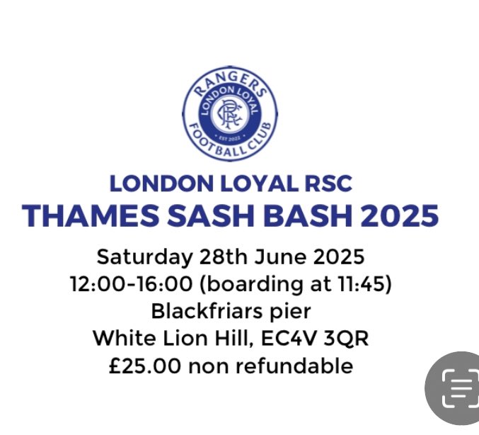 London Loyal RSC (@thelondonloyal) on Twitter photo Details for this years boat trip. ⛴️🇬🇧 tickets will be on sale from Thursday either online or in the GM. As always the cost is £25 and we expect these tickets to go quick so get them while you can! <a href="/RFCSA_LB/">RFCSA London</a> <a href="/DartfordLoyal/">Dartford Loyal RSC</a> Details for this years boat trip. ⛴️🇬🇧 tickets will be on sale from Thursday either online or in the GM. As always the cost is £25 and we expect these tickets to go quick so get them while you can! <a href="/RFCSA_LB/">RFCSA London</a> <a href="/DartfordLoyal/">Dartford Loyal RSC</a>