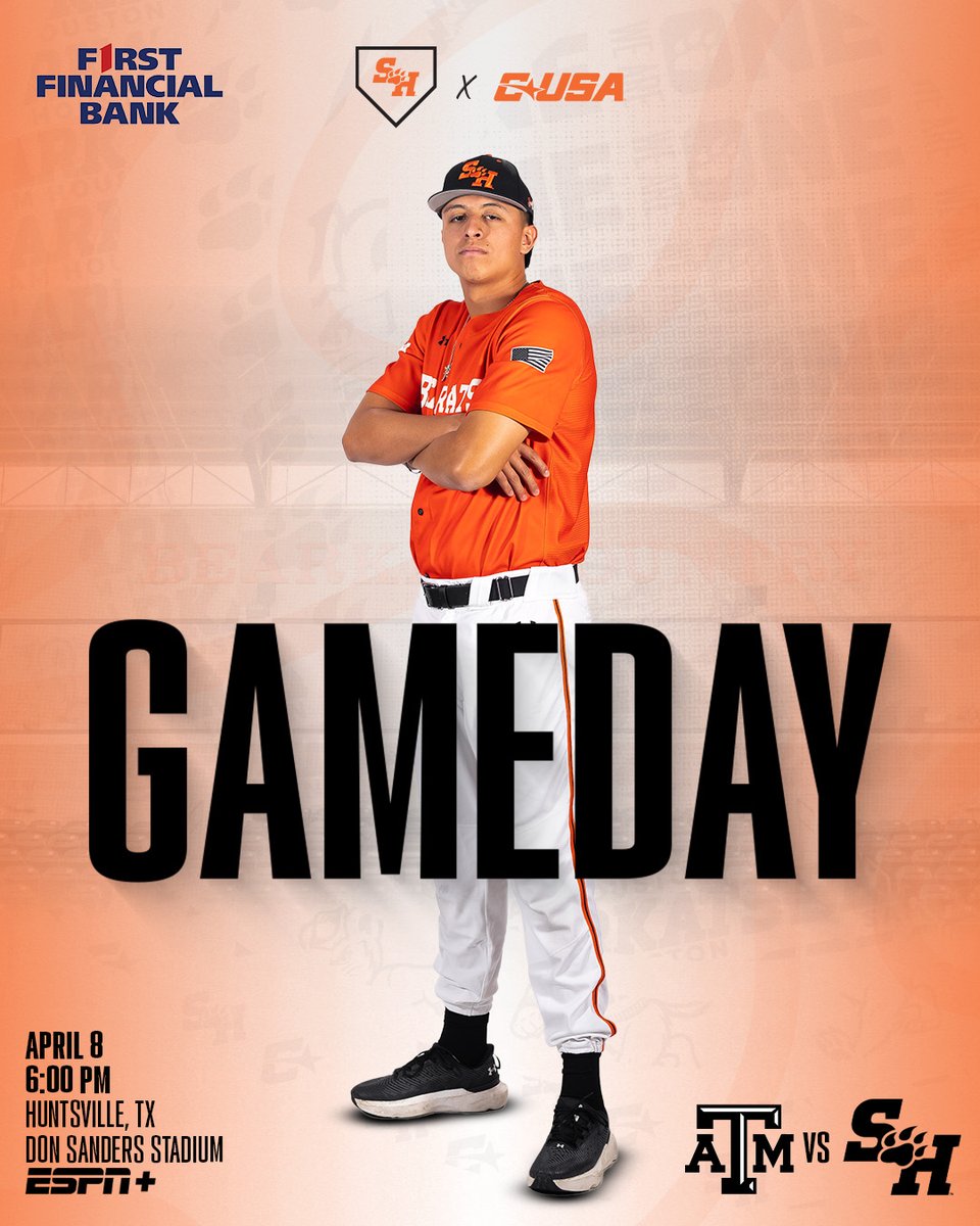 It's Game Day! Let's see that orange in The Don tonight!

⚾ vs. Texas A&amp;M
📍  Don Sanders Stadium
🕕 6:00pm  
🎟️ bit.ly/4i7P9PE
📺 bit.ly/3FWcyGg

#EatEmUpKats