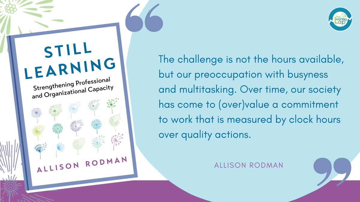 💡 Share an example of quality learning you engaged in that didn’t “count” for clock hours.

📗 Explore ideas here: buff.ly/3S9yaTr

#StillLearning #capacitybuilding #wholeeducator #professionalgrowth #professionallearning #personalgrowth
