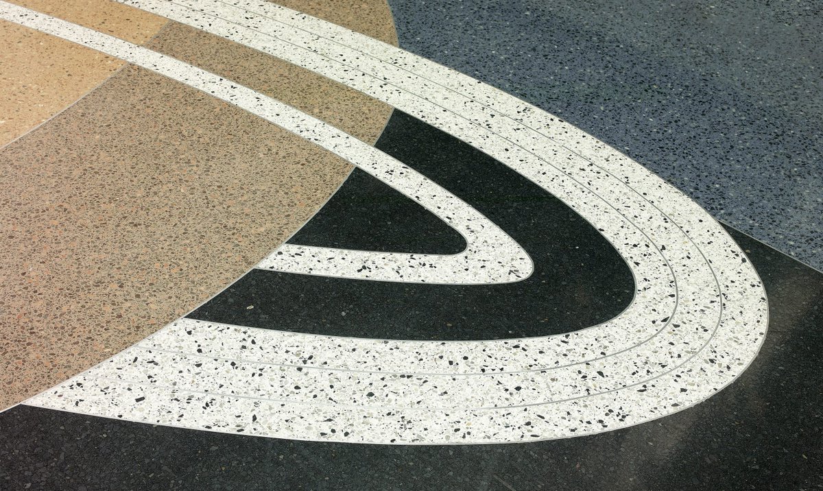 NCTerrazzo's tweet photo. Design without limits. That’s the magic of terrazzo flooring. #FlooredByTerrazzo https://t.co/0nLIS60AXE