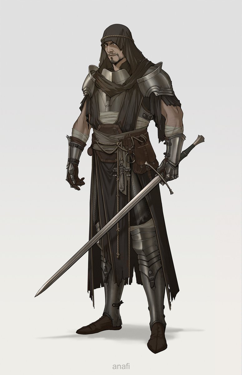 anafigreen's tweet image. Hello #portfolioday! ✨
I am Ana, character concept artist working for games for almost 7 years and currently doing freelance.