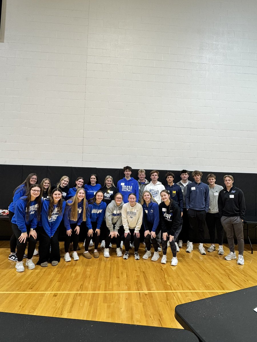 Some of our student-athletes at this year’s NLL Mental Health Leadership Summit!