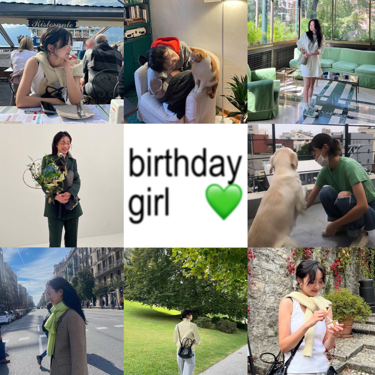 thatyearus's tweet photo. happy damda dayyy 💚🥹 https://t.co/jNsmtQ576l