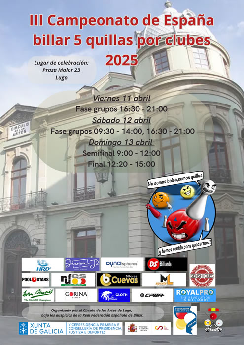 Campeonato de España de Billar 5 Quillas circulodelasartes.org/web/es/campeon…