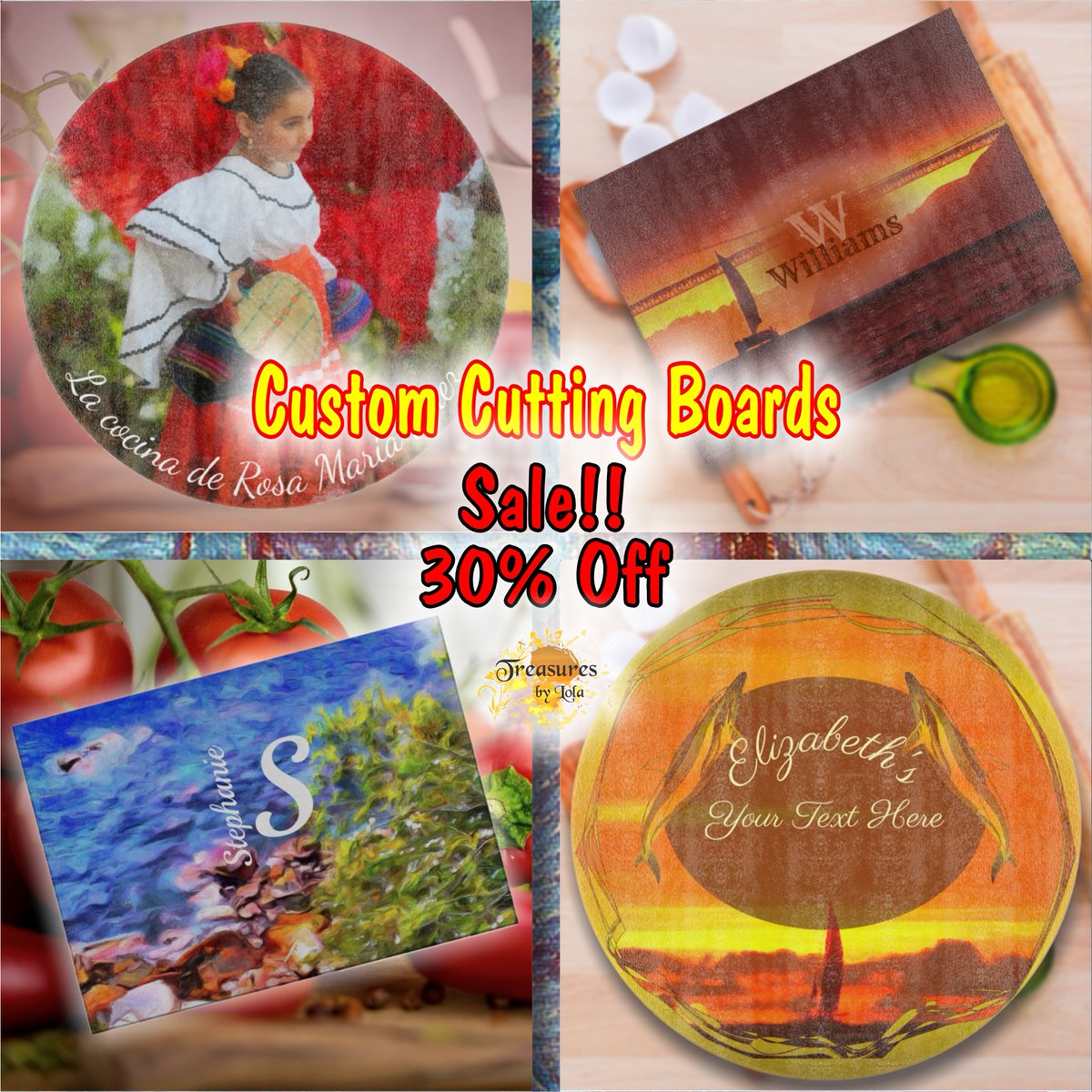 LolaVJ1's tweet image. Custom Cutting Boards
Save 30%
zazzle.com/store/treasure…

#CuttingBoard #chopping #butcherboard #customize #personalize