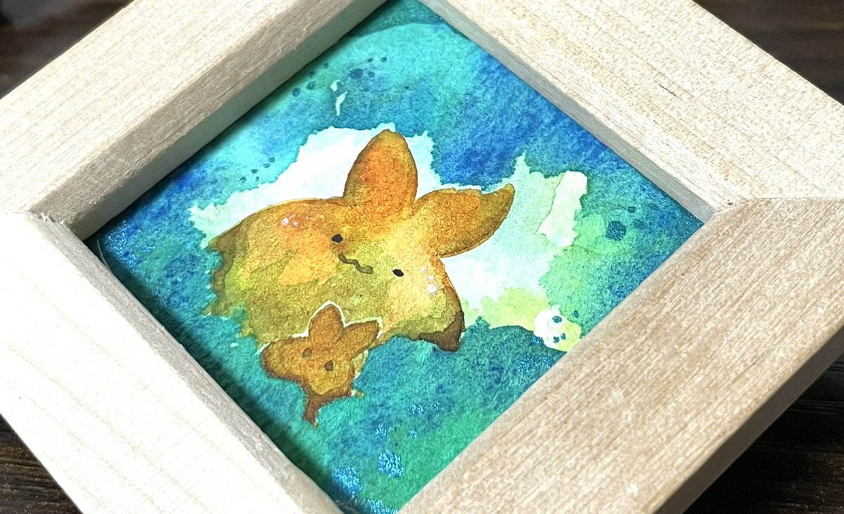 「ヌヌン 」|ドラ水彩のイラスト