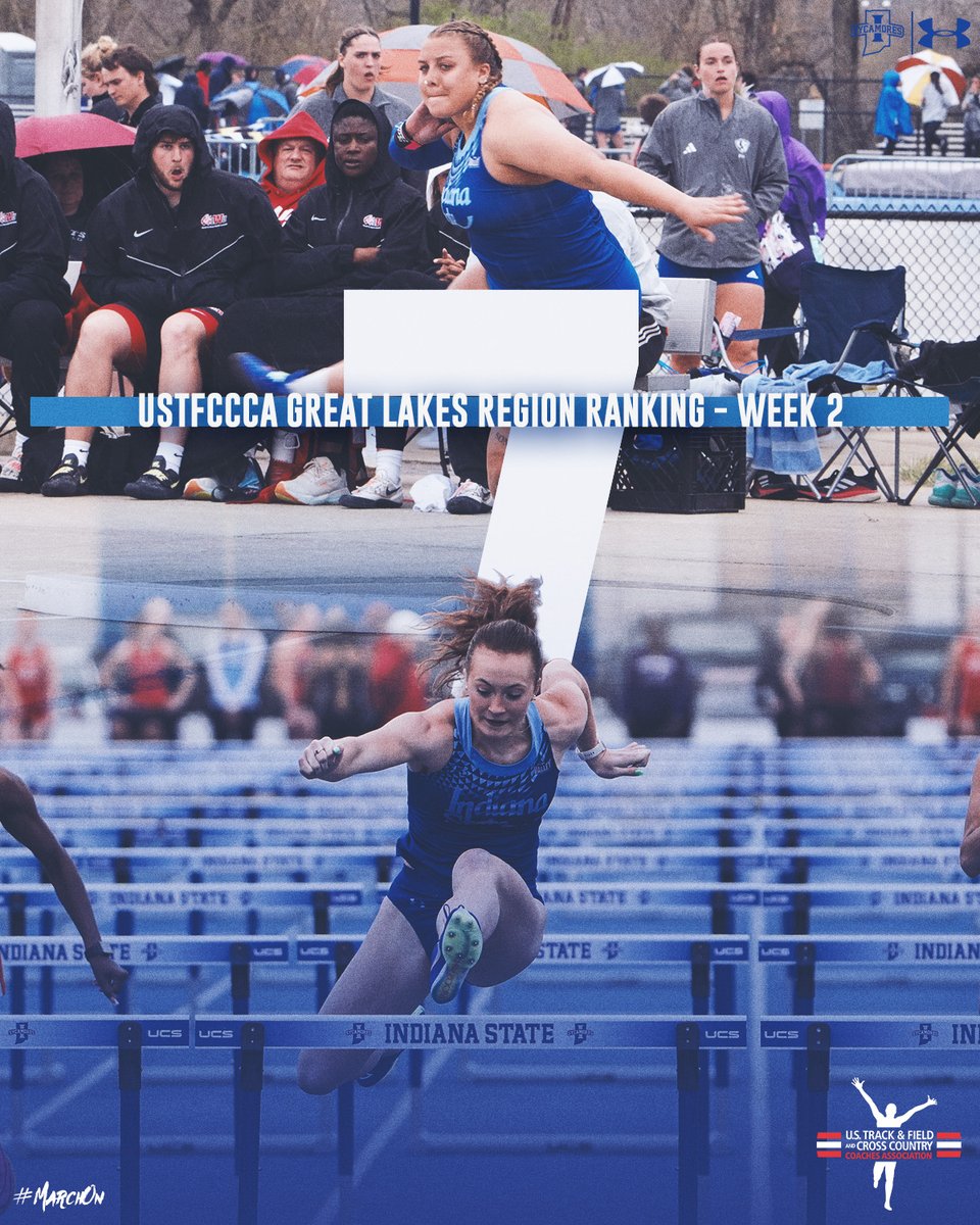 IndStXCTF's tweet photo. Stock ⬆️ for the Sycamores 🌲

Indiana State moves up to No. 3 on the men's side and No. 7 on the women's side in this week's Great Lakes Region rankings 🔵⚪️

#MarchOn | #StayRooted https://t.co/ABZo8ObLls