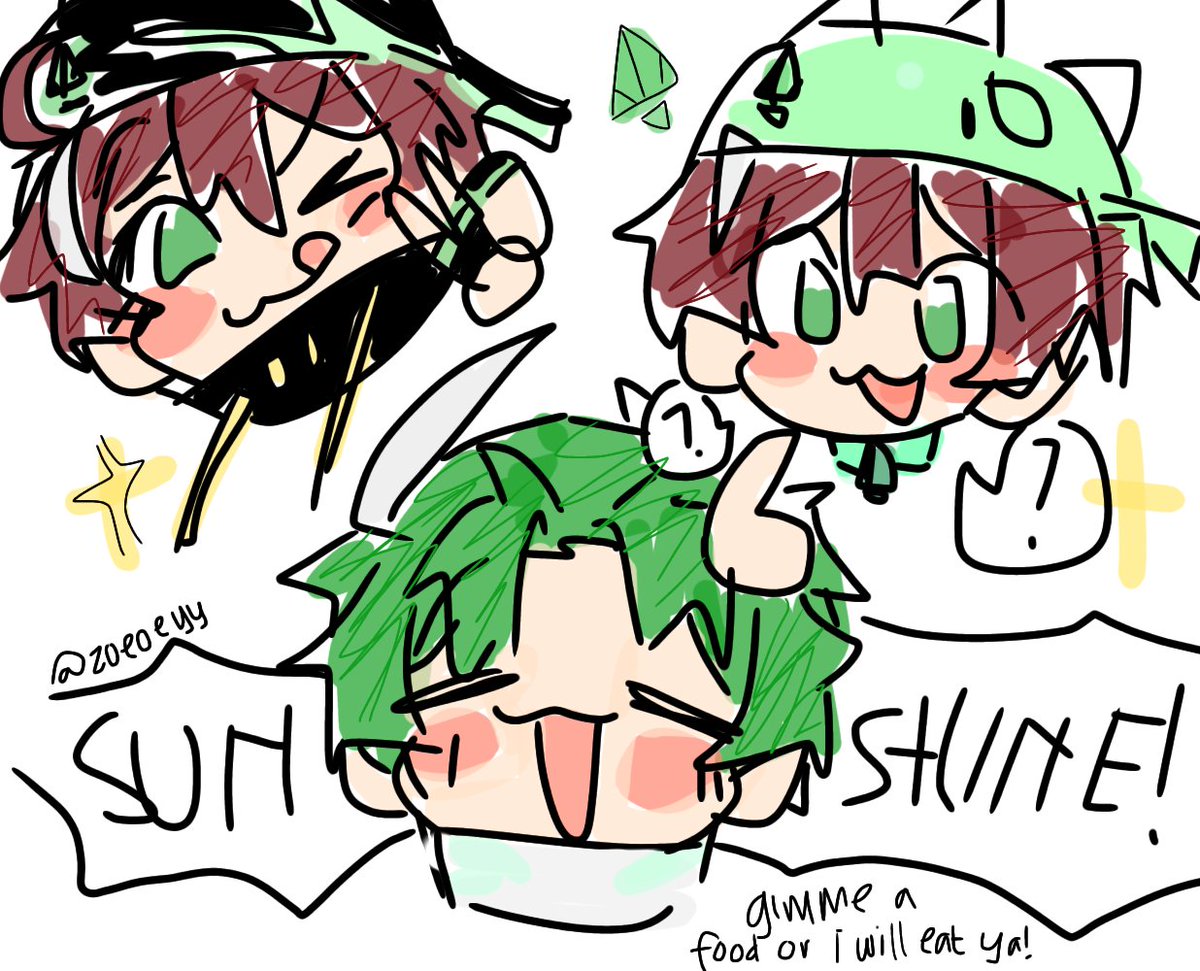 Zoeoeyy's tweet photo. my green baby sketch before hiatus cuz why not?

#boboiboy #sketch #fyp https://t.co/mMSyVcfCnm
