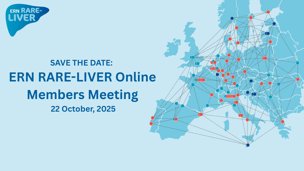 ERN RARE LIVER (@ern_rare_liver) on Twitter photo Save the Date!
Our next ERN RARE-LIVER Online Meeting will take place on October 22, 2025.
Official time and agenda will be shared on our website as we get closer to the date.
If you have any questions, email us at ern.rareliver@uke.de
We look forward to connecting virtually! Save the Date!
Our next ERN RARE-LIVER Online Meeting will take place on October 22, 2025.
Official time and agenda will be shared on our website as we get closer to the date.
If you have any questions, email us at ern.rareliver@uke.de
We look forward to connecting virtually!