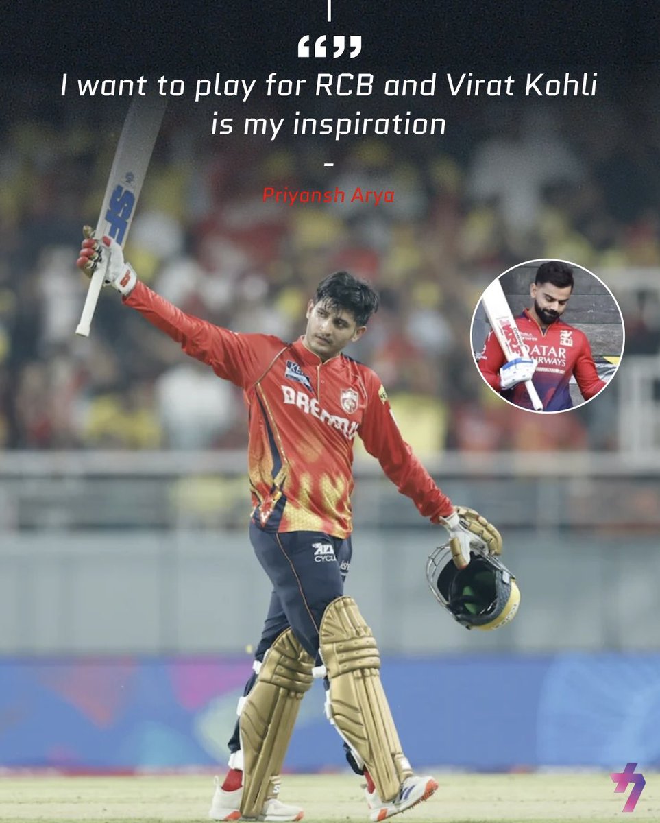 RcbianOfficial's tweet image. Priyansh Arya wants to play for #RCB 🔥