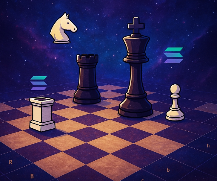 CheckMateArena's tweet photo. Just a few moves from checkmate.
The board is set, the stars are aligned. ♟✨
Can you spot the winning move?
Drop your answers in the comments ⬇️

#Chess #Solana #MindGame #CheckmateChallenge #ChessArena https://t.co/Nxf1zwR5mL
