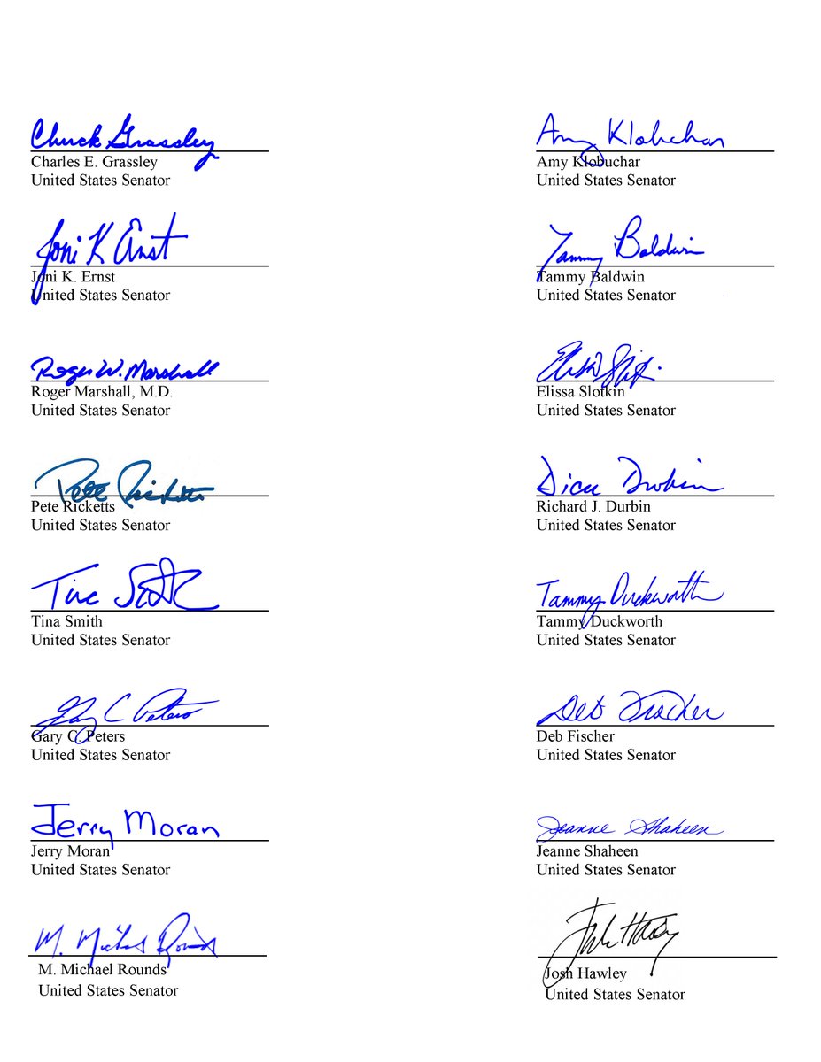 We thank <a href="/ChuckGrassley/">Chuck Grassley</a> and <a href="/SenAmyKlobuchar/">Senator Amy Klobuchar</a> and their colleagues for urging <a href="/EPA/">U.S. EPA</a> to swiftly finalize strong #RFS volumes to support American energy independence and economic strength.
ethanolrfa.org/media-and-news…