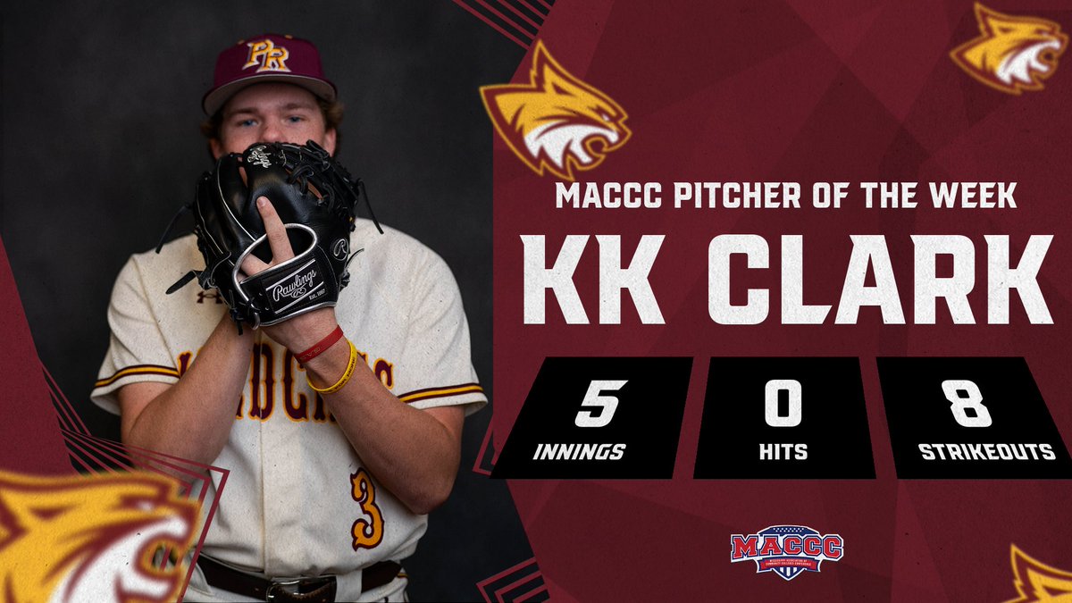 No. 2 Pearl River's KK Clark named MACCC Pitcher of the Week

📰prccathletics.com/sports/bsb/202…

#RRR🐾
