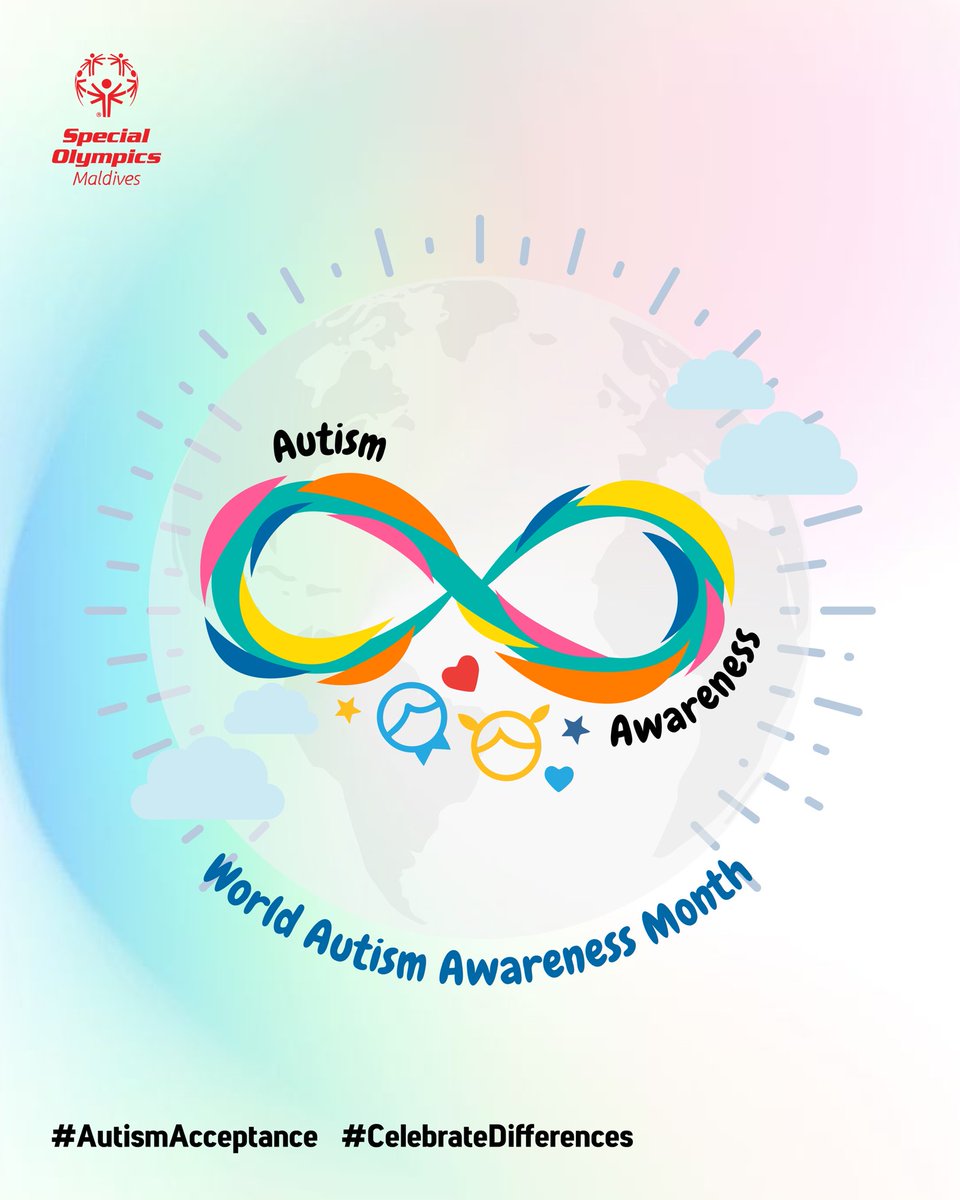 SolympicsMV's tweet image. This April and always, let’s celebrate the unique brilliance of the autism community. 💙 Embracing differences, fostering understanding, and creating a world where everyone belongs. #WorldAutismAwarenessMonth #CelebrateDifferences #AutismAcceptance