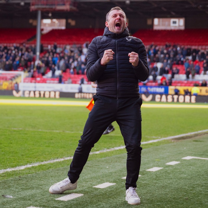 CAFCofficial's tweet photo. Nathan Jones and Macaulay Gillesphey have been nominated for March's @SkyBetLeagueOne Manager and Player of the Month awards 👏

#cafc